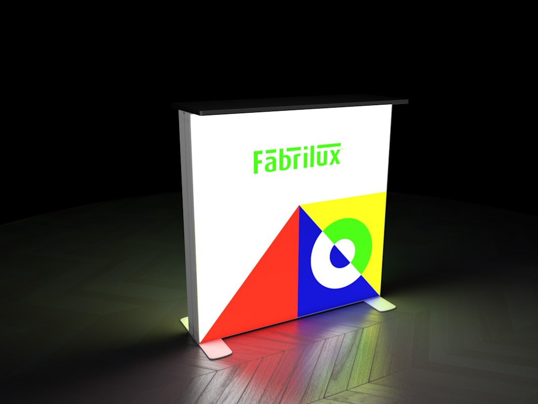 FABRILUX® Backlit Exhibition Counter LED Lightbox